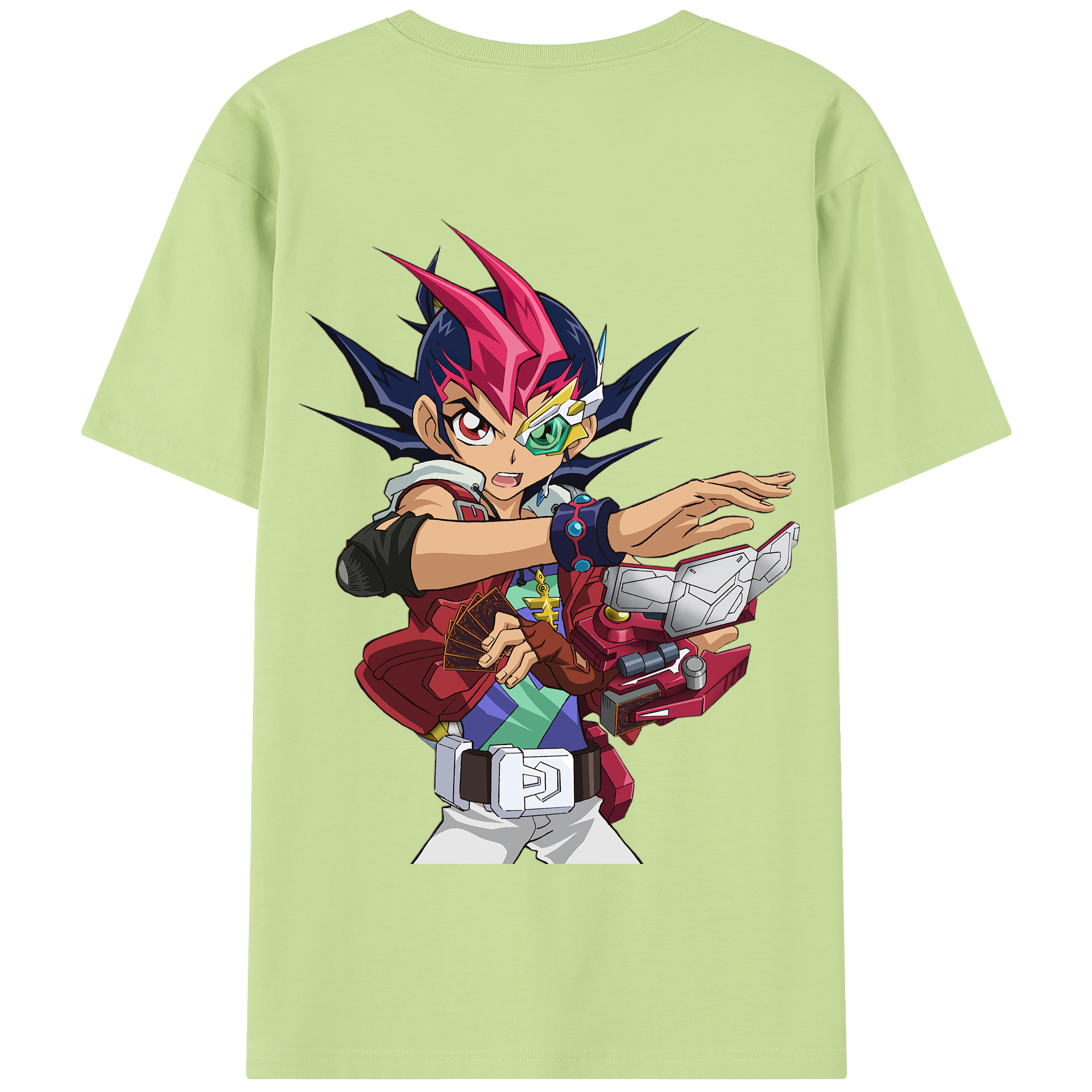 （画像用） 遊☆戯☆王 Yu-Gi-Oh! 綿100％半袖Tシャツ（背面プリント）